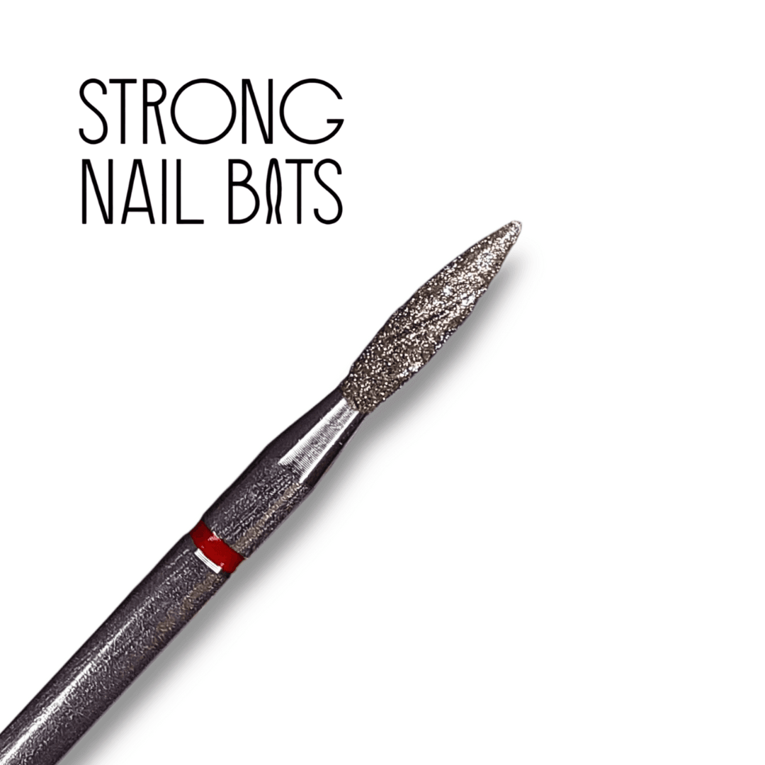 Фреза алмазная Strong nail bits PREMIUM (циркуляционная) пламя красная, 0,21 см
