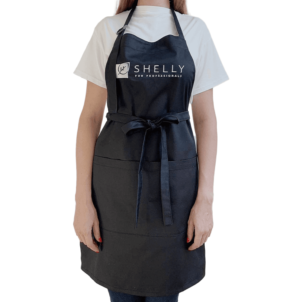 Фирменный фартук Shelly, черный