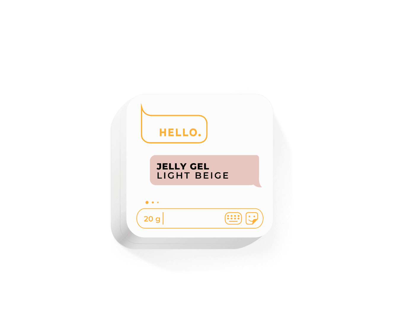 HELLO Jelly Gel "Light Beige", 20 g
