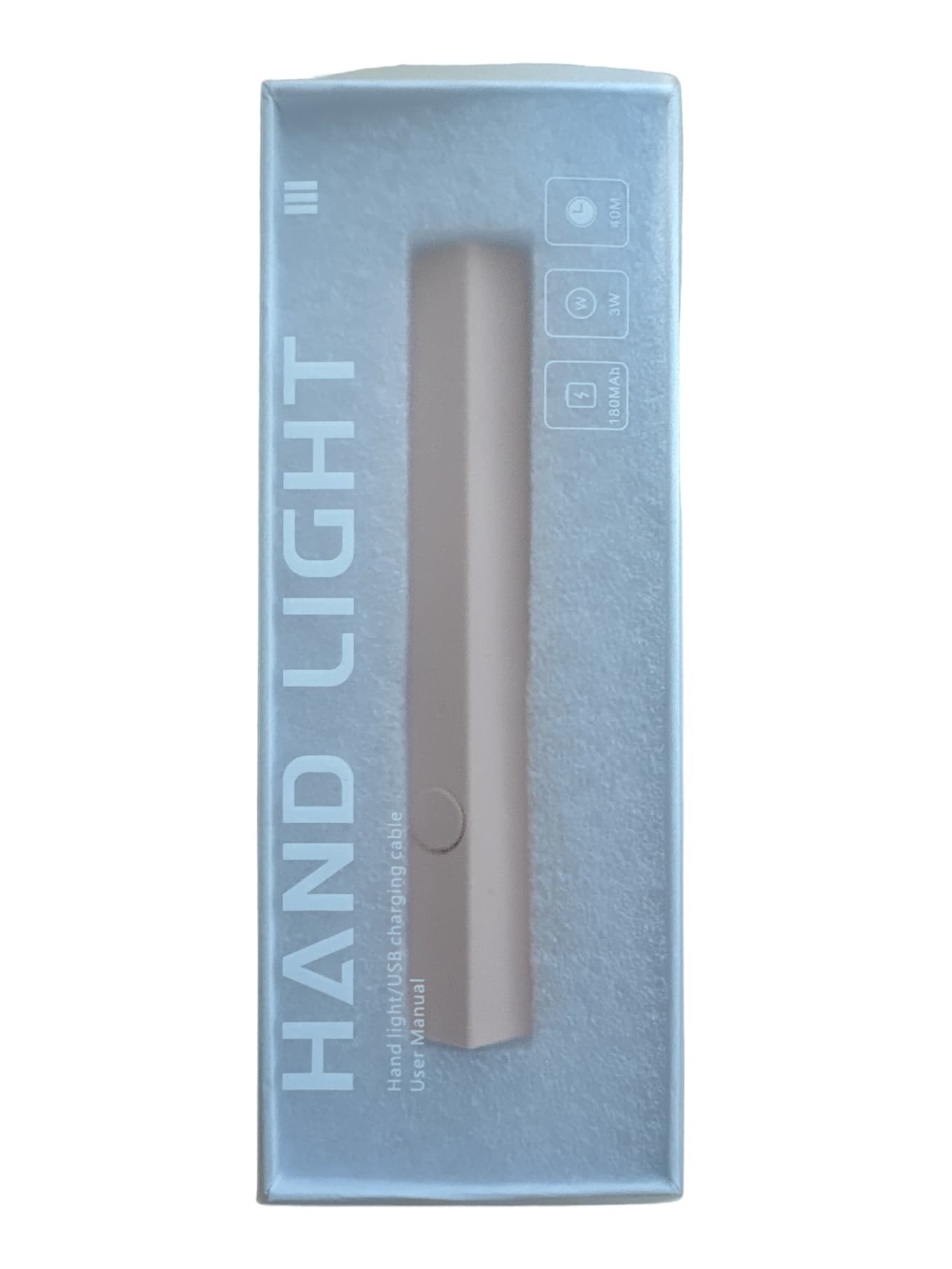 Портативный фонарик (для форм, гелевых типс, дизайнов), цвет пудра — 2