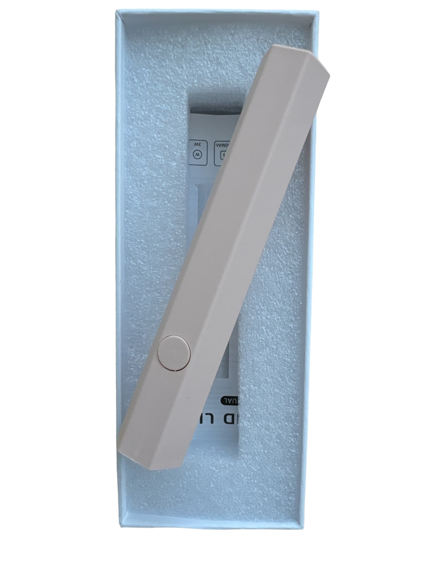 Портативный фонарик (для форм, гелевых типс, дизайнов), цвет пудра — 3