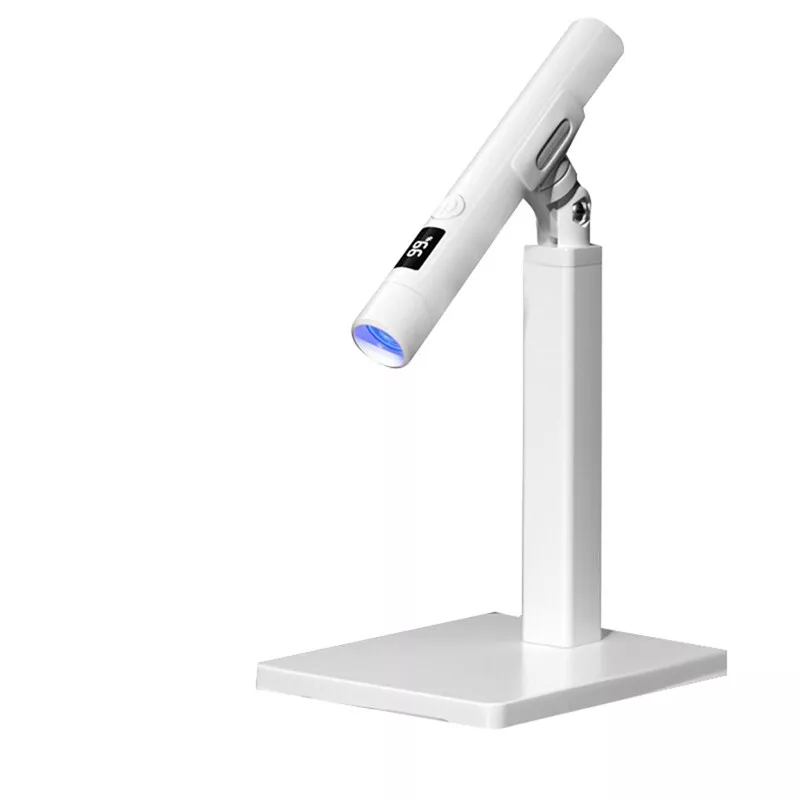 Портативний ліхтарик на підставці (для форм, гелевих типс, дизайнів), колір білий