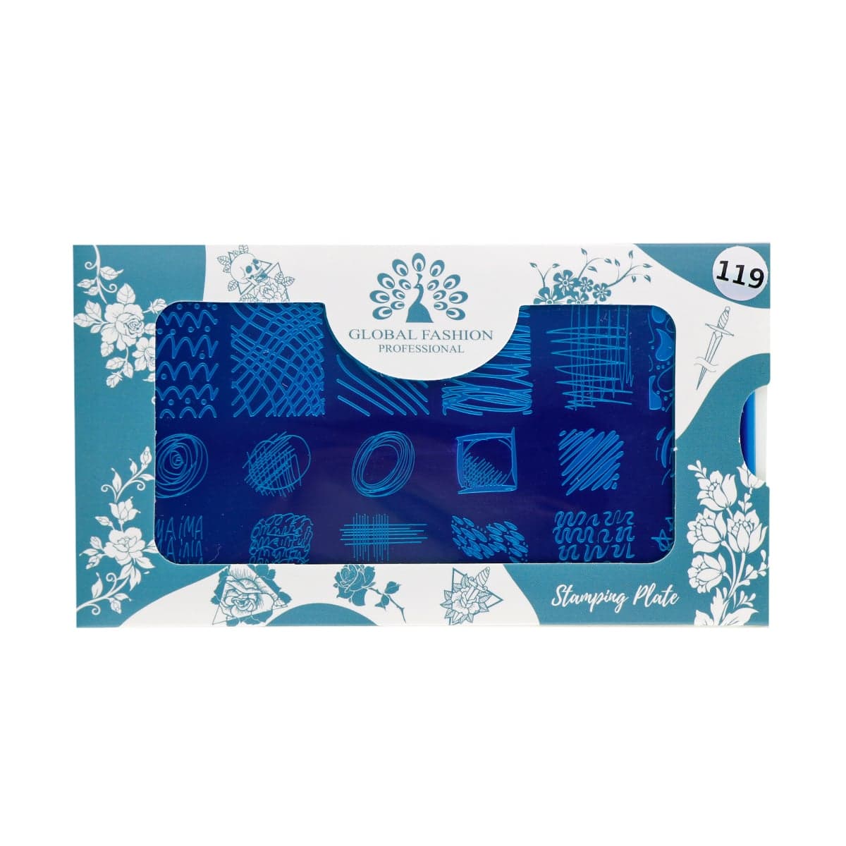 Пластина для стемпинга Global Fashion №119