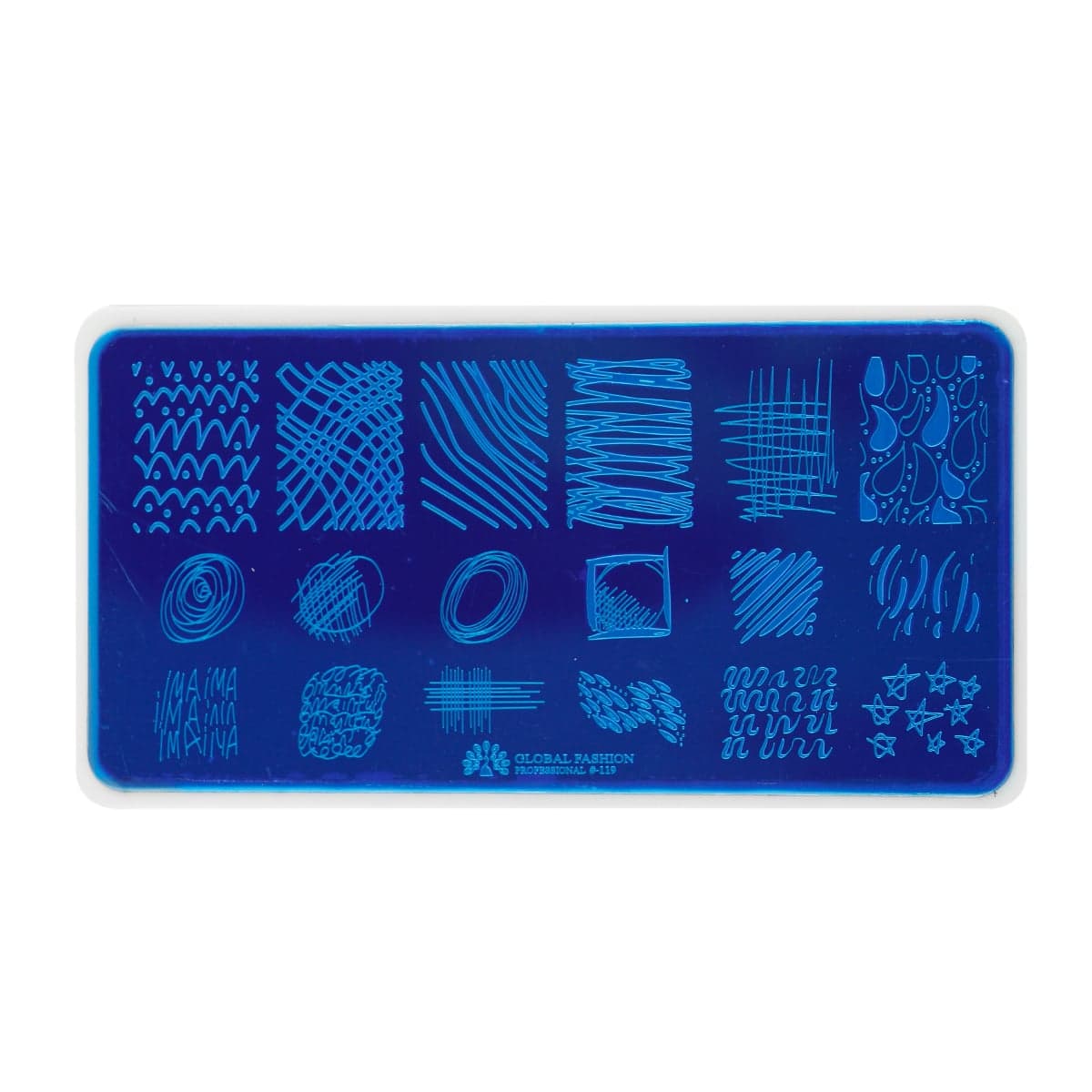 Пластина для стемпинга Global Fashion №119 — 2