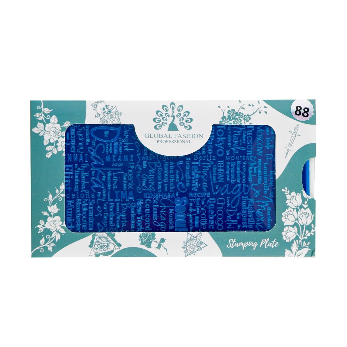 Пластина для стемпинга Global Fashion №88