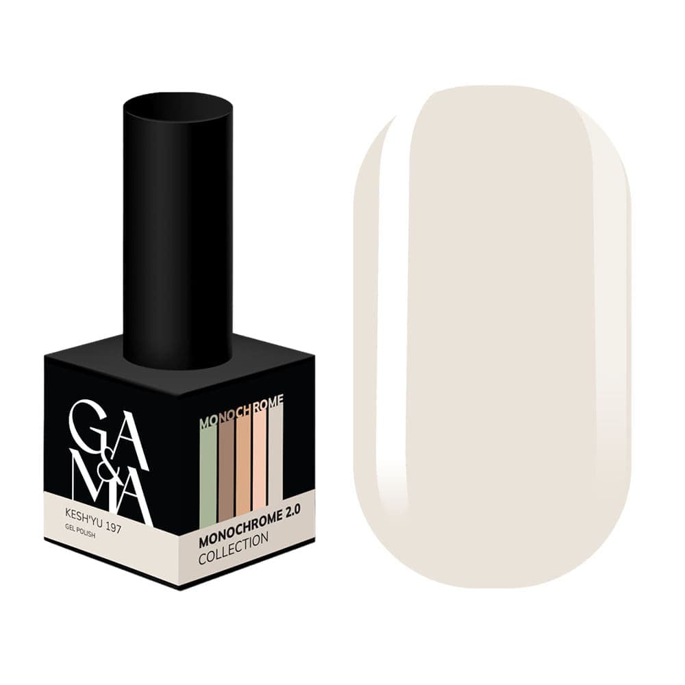 Гель-лак Ga&Ma №197, Monochrome collection, Kesh`yu, 10 мл