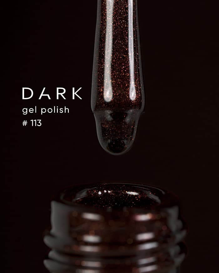 Гель-лак Dark gel polish №113, 6 мл