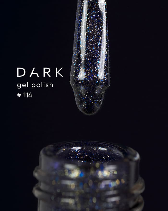 Гель-лак Dark gel polish №114, 6 мл