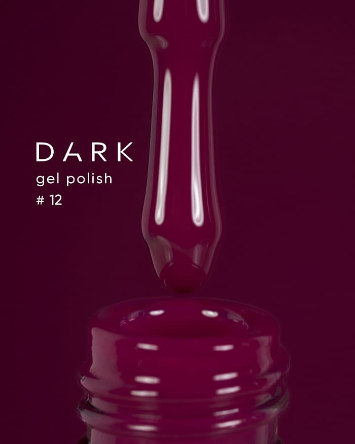 Гель-лак Dark gel polish №12, 6 мл