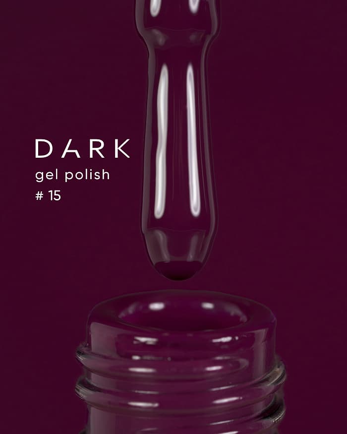 Гель-лак Dark gel polish №15, 6 мл