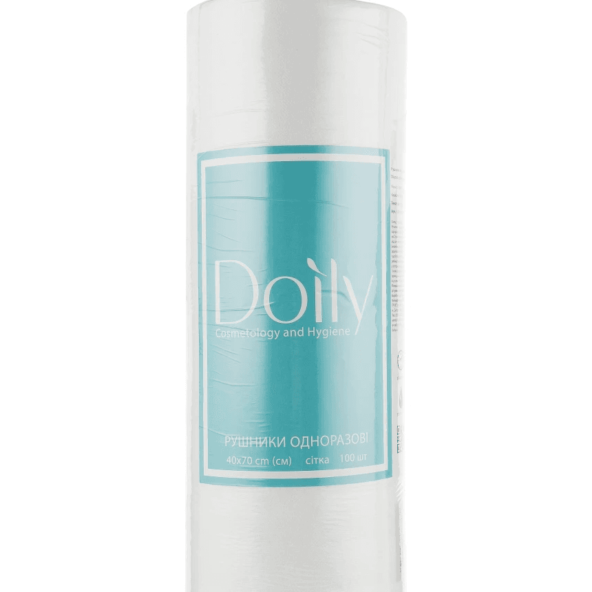 Полотенца одноразовые Doily, сетка,  40/70 рулон, 100 шт