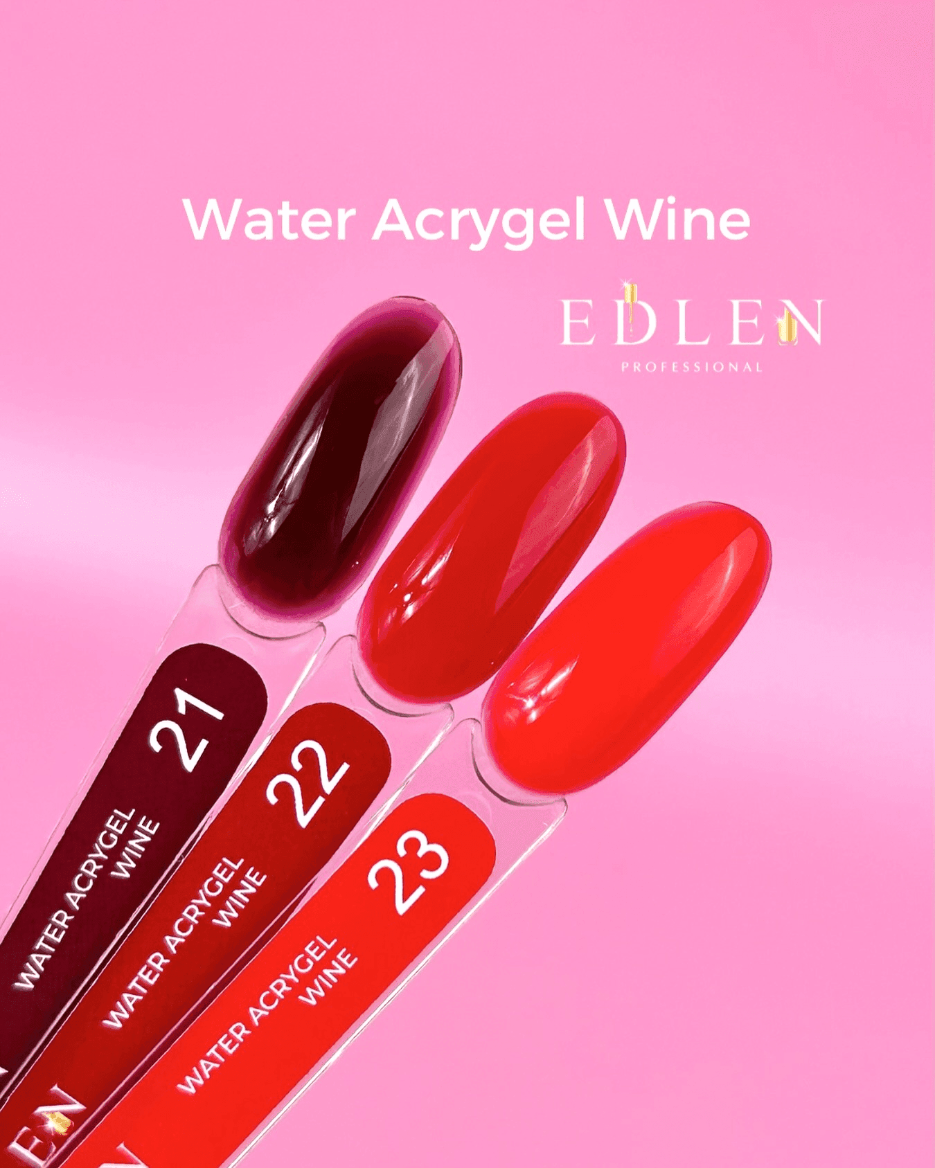 Edlen Water Acrygel Wine №21, 15 мл — 2