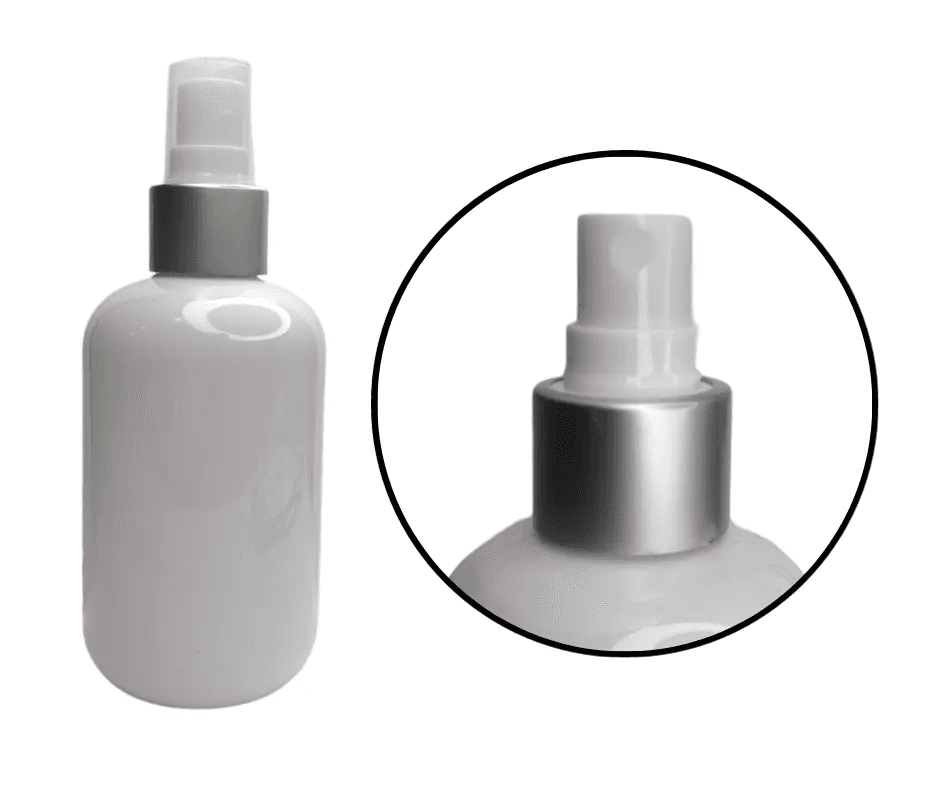 Бутылочка пустая с распылителем, Оливия, белая, 250 мл