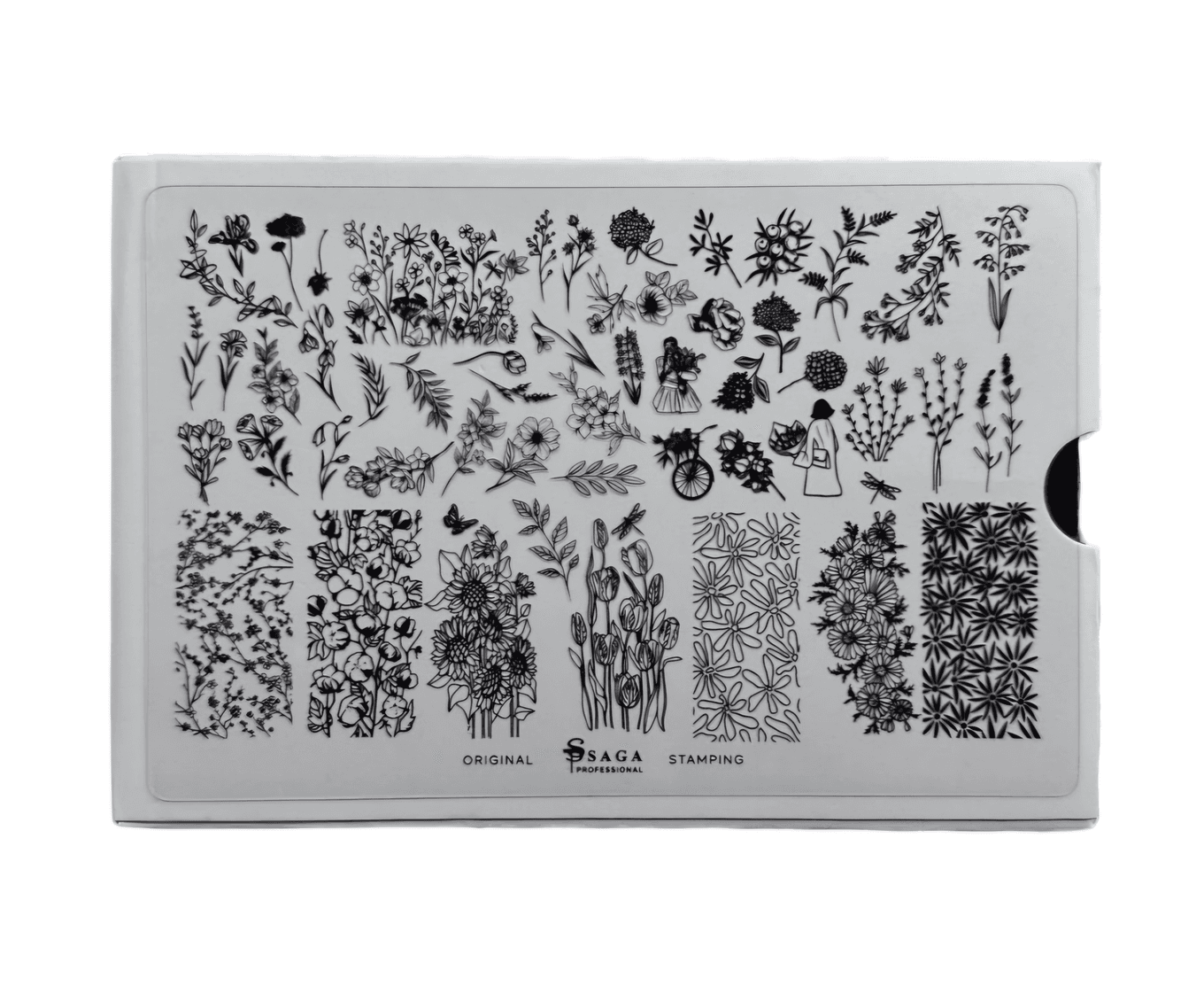 Пластина для стемпинга Saga Professional №07 (Summer)