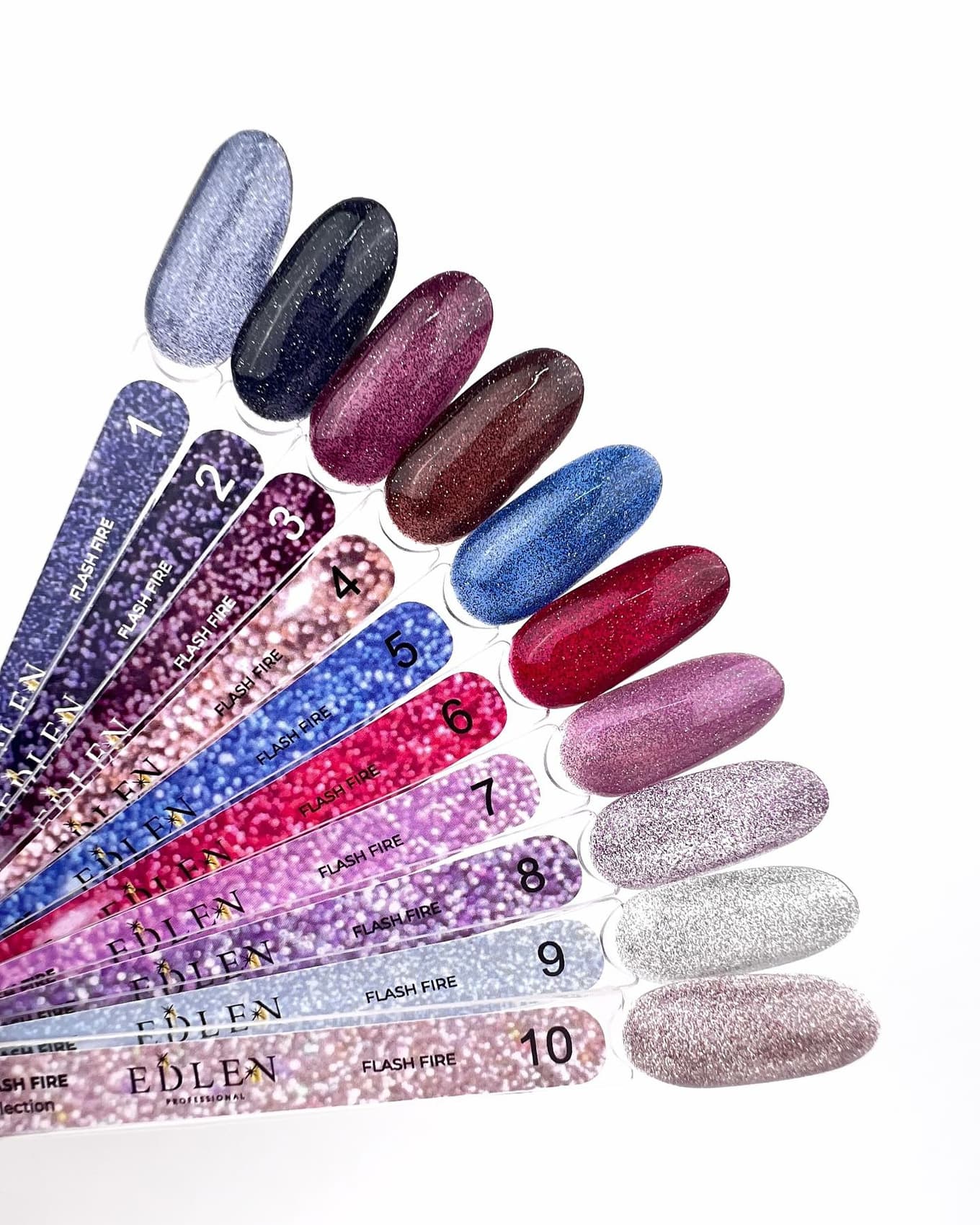 Гель-лак Edlen Flash Fire №2, 9 мл — 2
