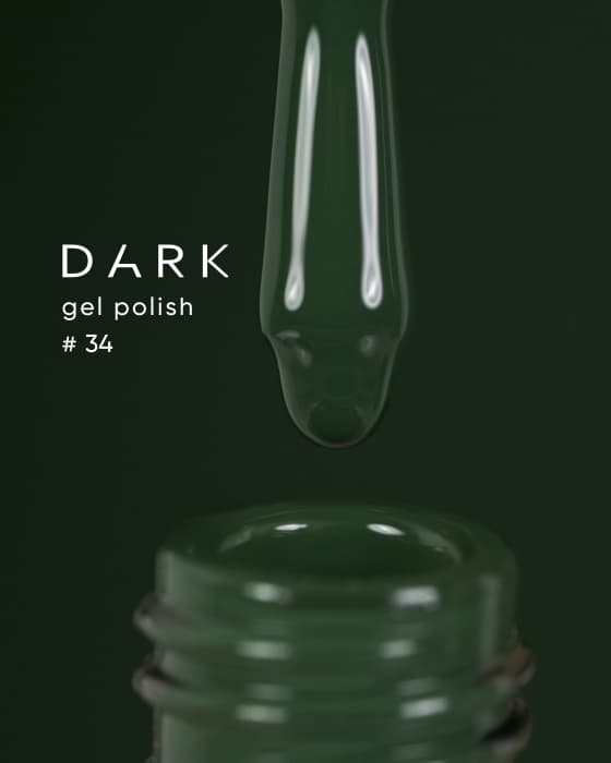 Гель-лак Dark gel polish №34, 6 мл