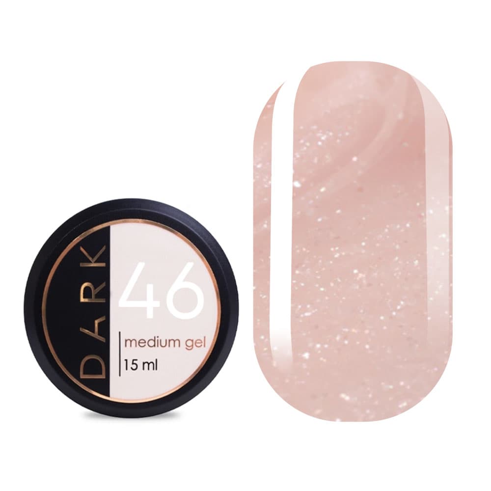 DARK Medium Gel №46, 15 мл, без кисти
