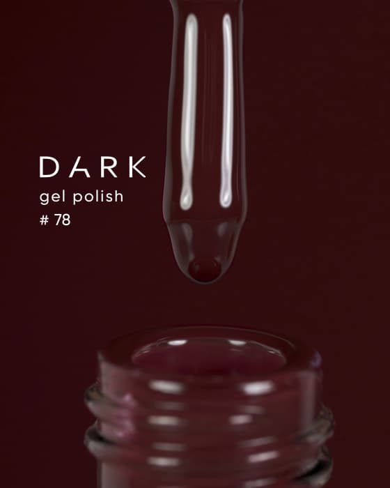 Гель-лак Dark gel polish №78, 10 мл