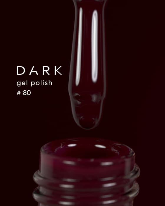 Гель-лак Dark gel polish №80, 10 мл