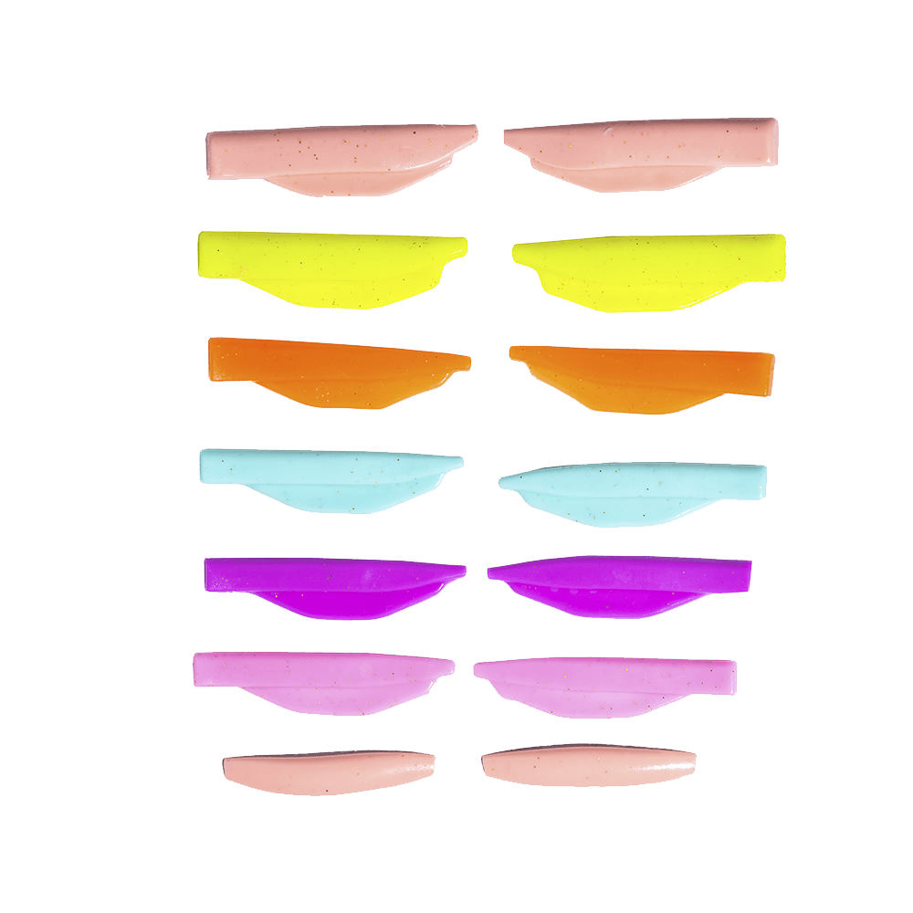 Валики для ламинирования ZOLA, Rainbow L-Curl (2S, 2.5M, 3L, 4XL, 4.5XLL) — 2