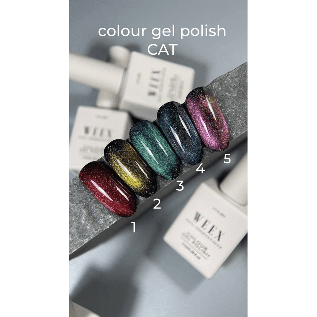 Гель-лак котячий глаз WEEX Cat №3, 11 мл — 2