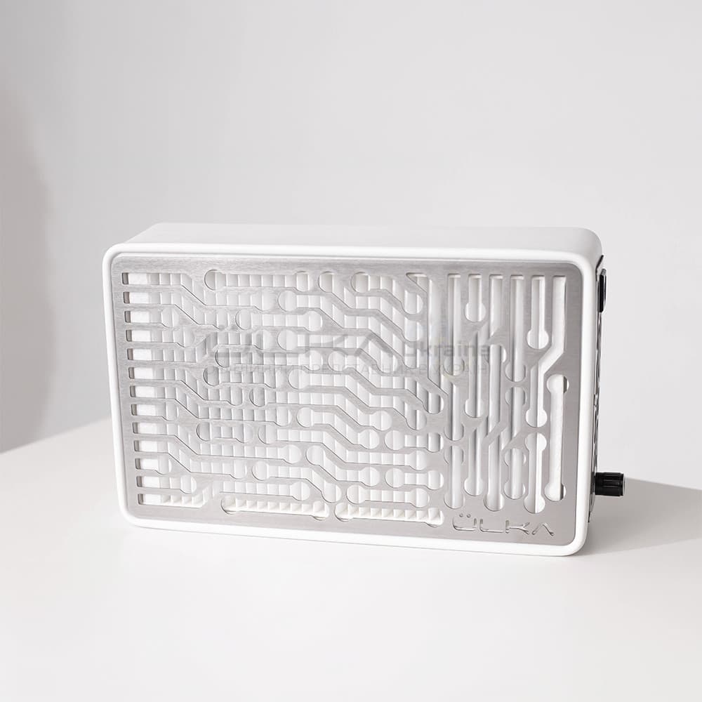 Переносна витяжка для манікюру та педикюру з фільтром Ulka Nano, біла — 5