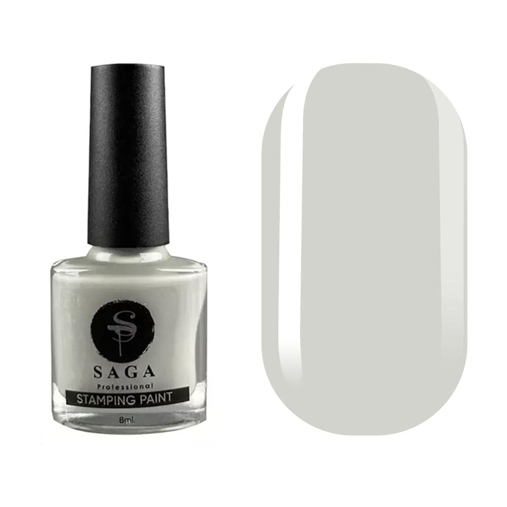 SAGA Professional лак-краска для стемпинга 22 светло-серая