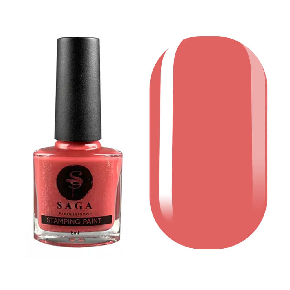 SAGA Professional лак-краска для стемпинга 27 ягодный