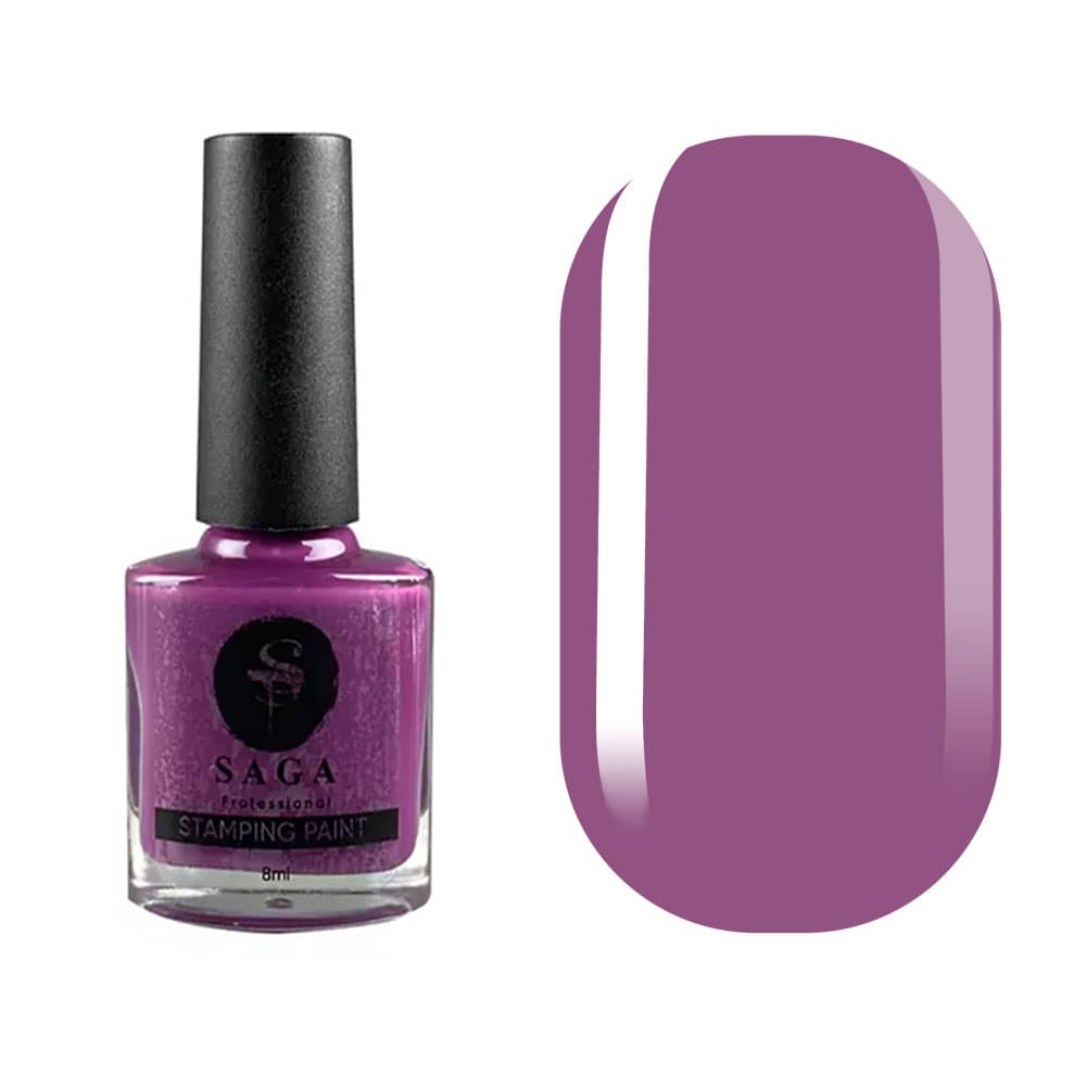 SAGA Professional лак-краска для стемпинга 29 сливовый