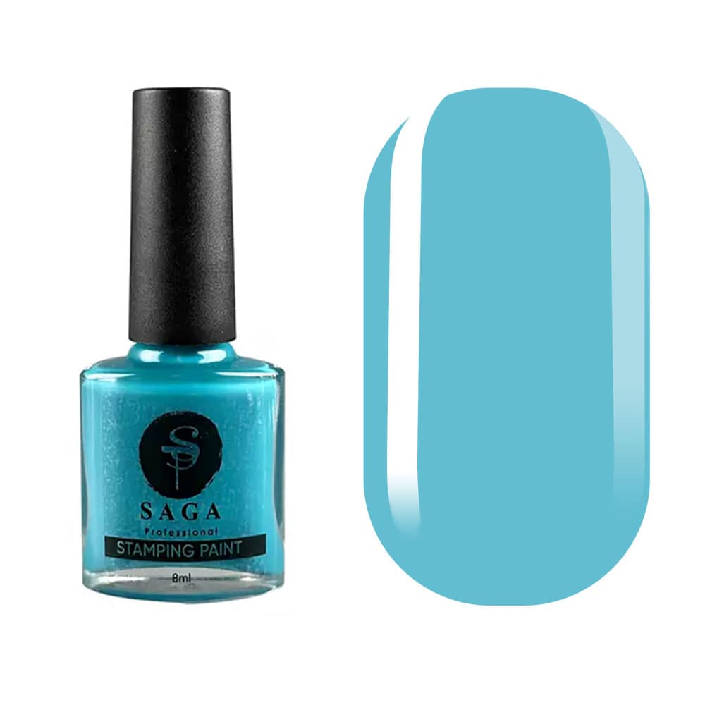 SAGA Professional лак-краска для стемпинга 30 атлантида