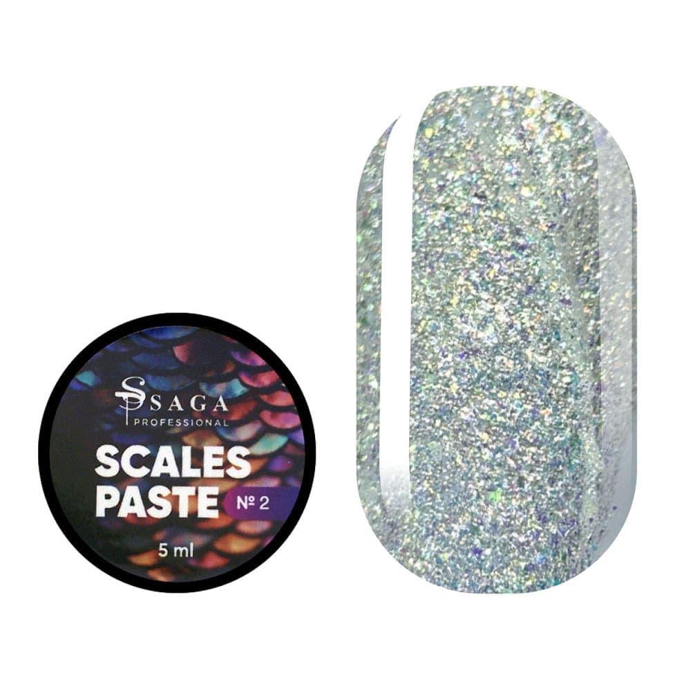 Паста для дизайна Saga Professional Scales Paste №02, 5 мл