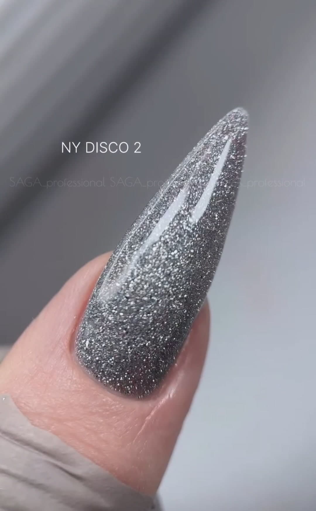 Гель-лак Saga, лимитированная коллекция NY DISCO №2, светоотражающий, 9 мл — 2