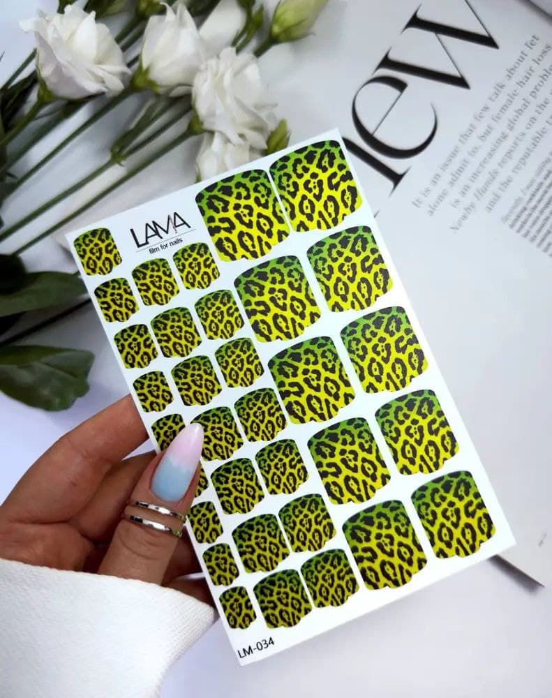Стикеры LAMA на липкой основе для педикюра LM-034