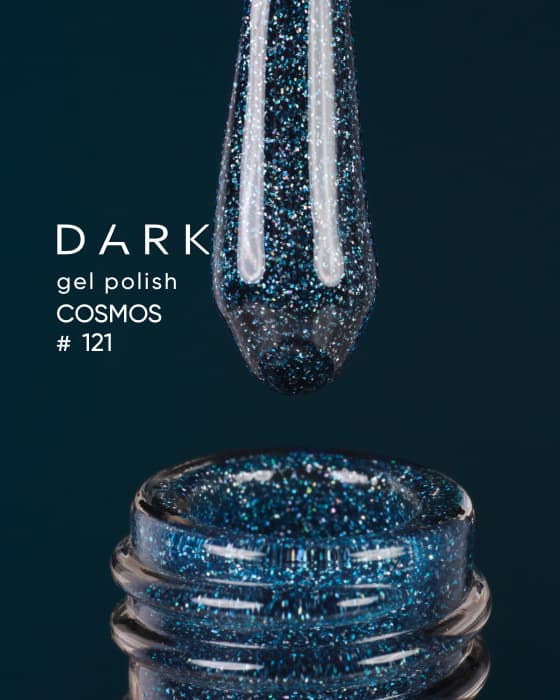 Гель-лак Dark gel polish №121 (Cosmos), 6 мл