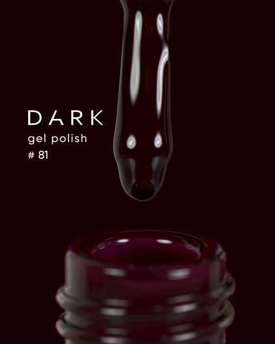 Гель-лак Dark gel polish №81, 10 мл