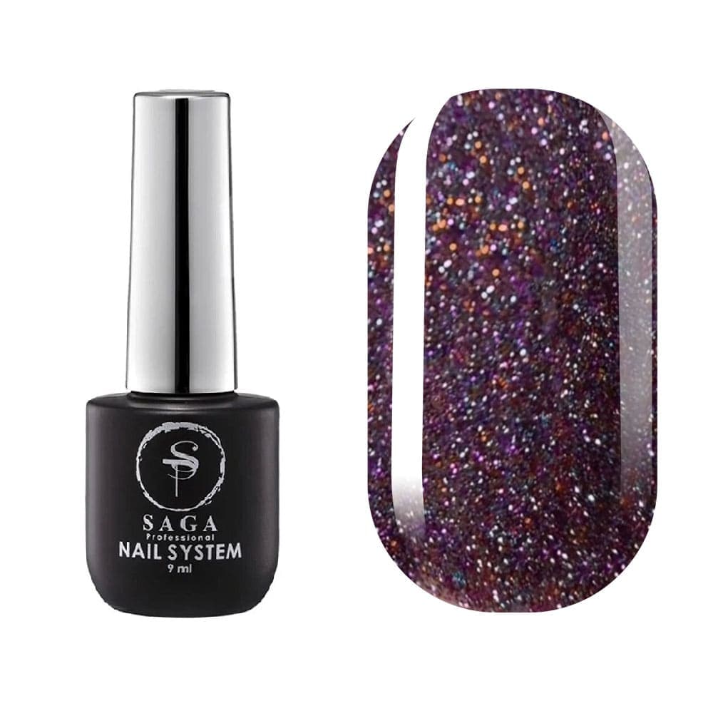 Гель-лак Saga, лимитированная коллекция NY DISCO №7, светоотражающий, 9 мл