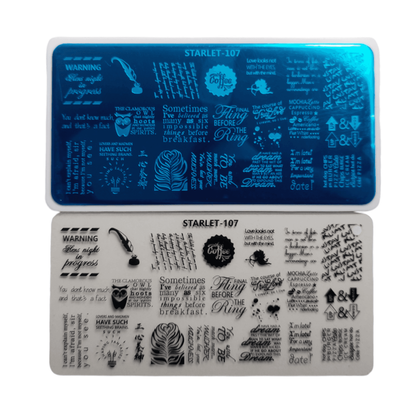 Пластина для стемпинга Starlet №107