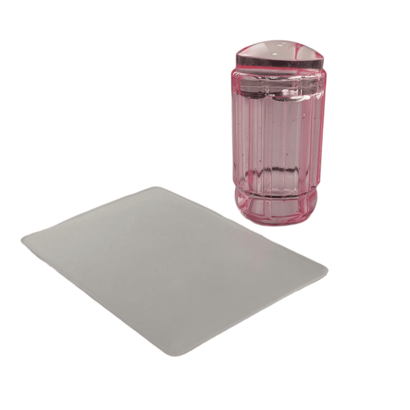 Штамп для стемпинга прозрачный розовый GF