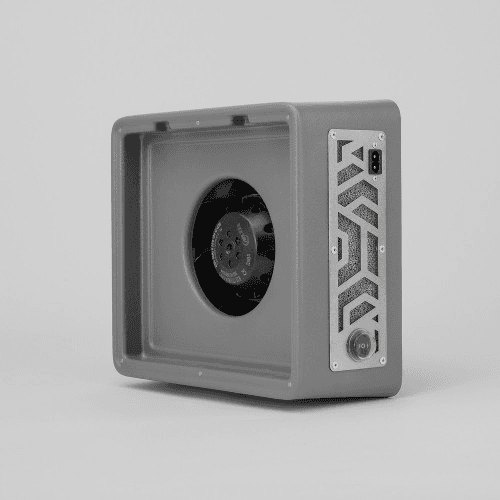 Переносная вытяжка для маникюра и педикюра с фильтром Ulka Premium, серая — 4