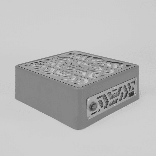 Переносная вытяжка для маникюра и педикюра с фильтром Ulka Premium, серая — 5