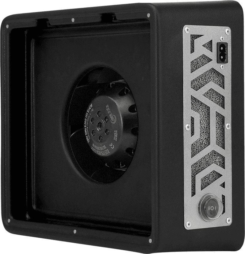 Переносная вытяжка для маникюра и педикюра с фильтром Ulka Premium, черная — 2