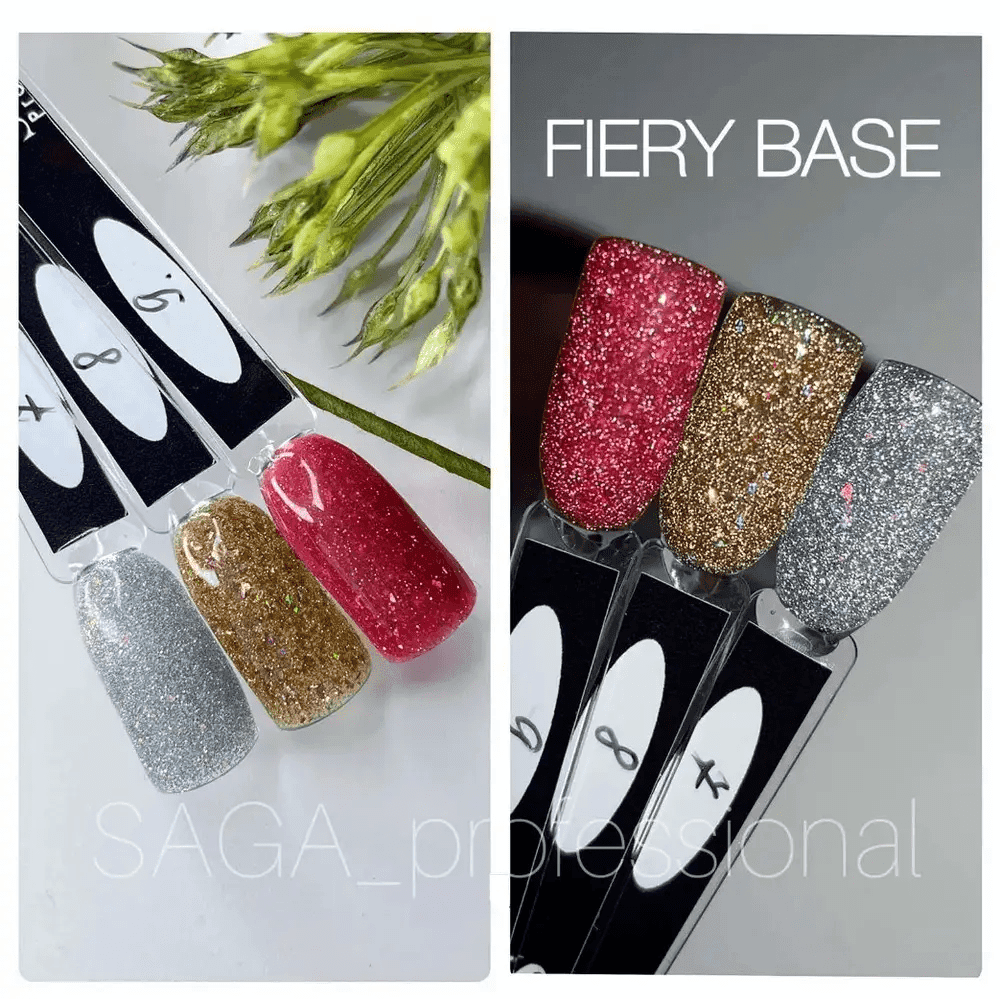 База Saga Professional Fiery Base №9 светоотражающая, 8 мл — 2