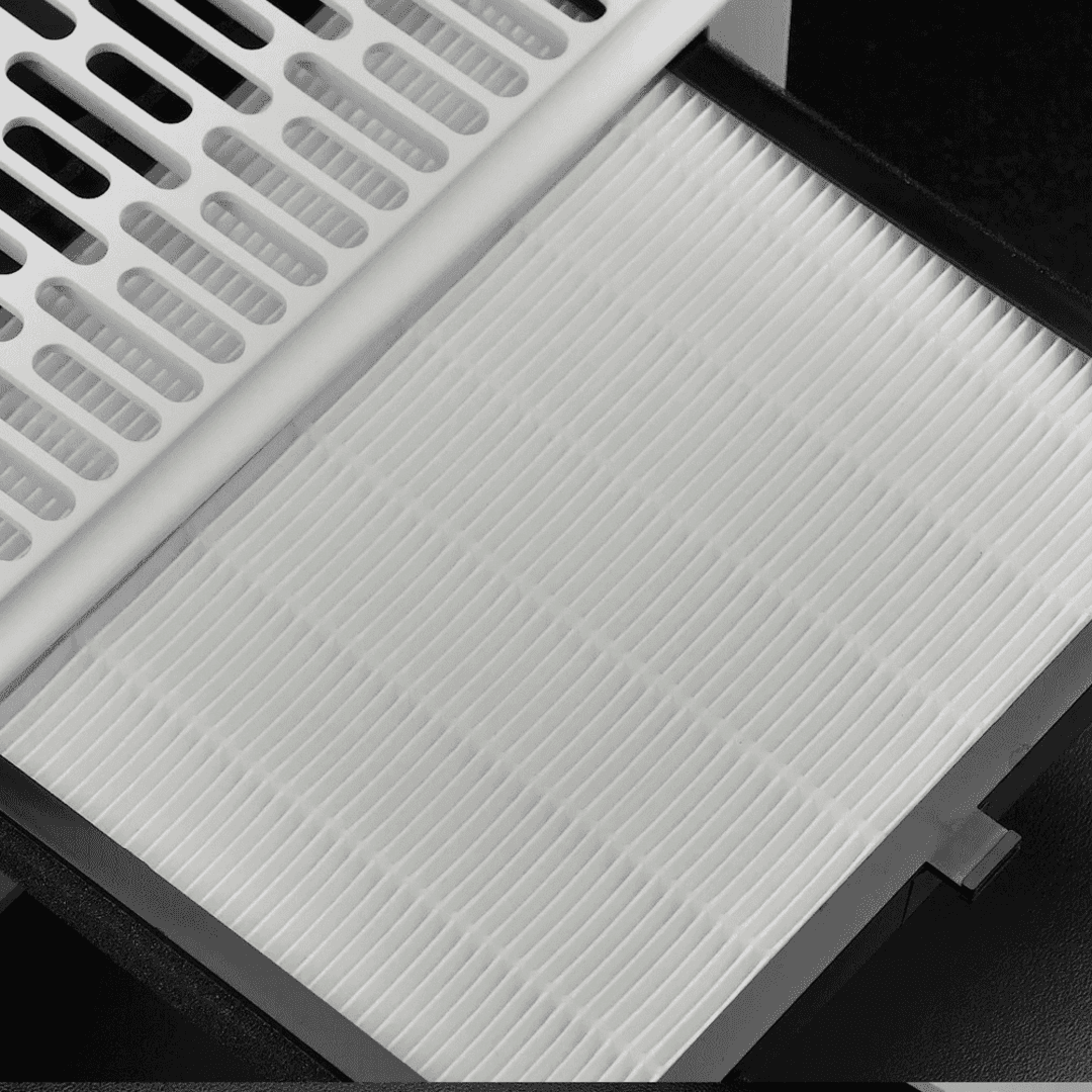 Витяжка для манікюру BUCOS CYCLONE V2 на 100W з фільтром НЕРА, біла + USB — 3