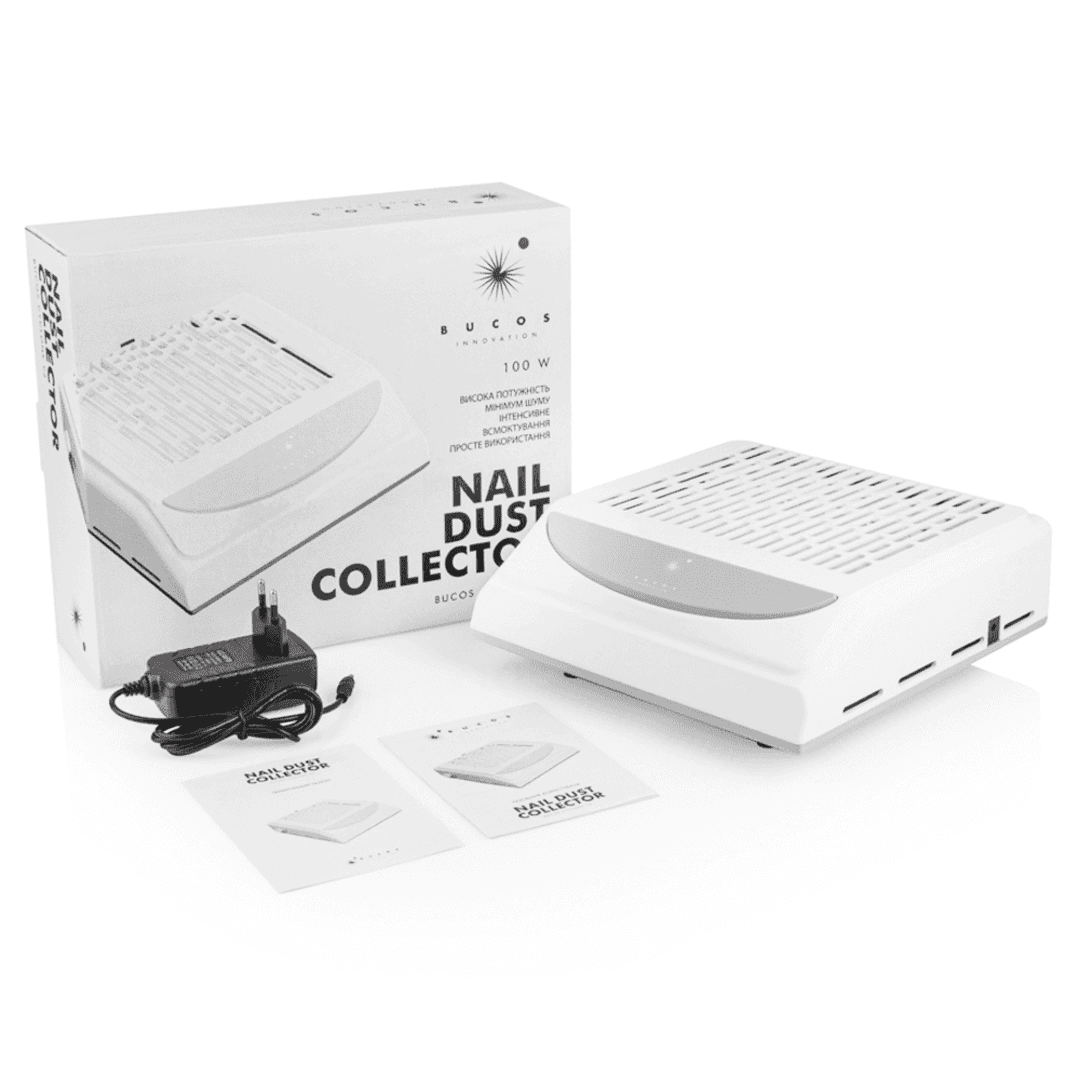 Витяжка для манікюру BUCOS CYCLONE V2 на 100W з фільтром НЕРА, біла + USB — 4
