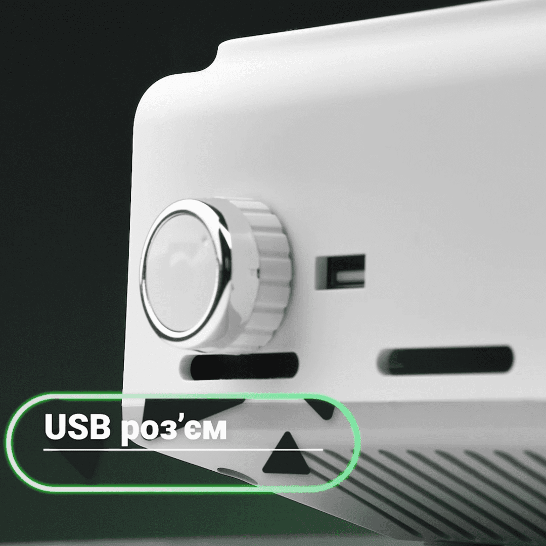 Витяжка для манікюру BUCOS CYCLONE V2 на 100W з фільтром НЕРА, біла + USB — 7