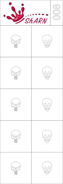 Трафарет для аэрографии — 8