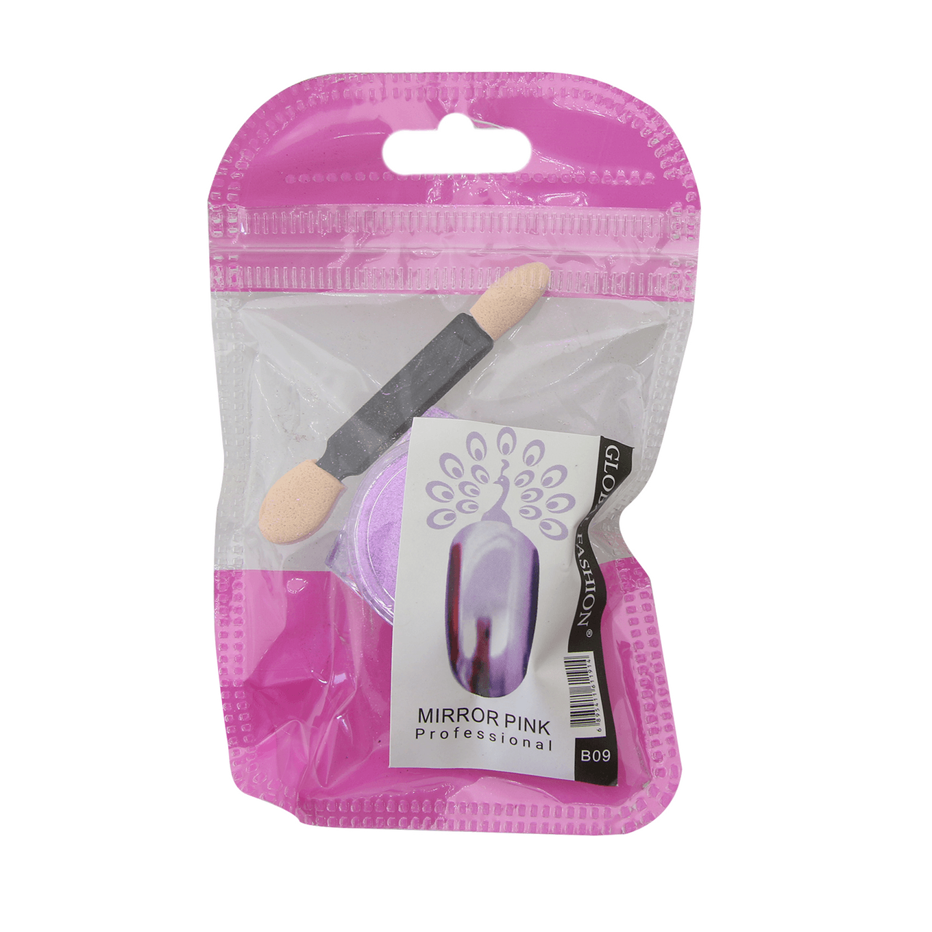 Global Fashion втирка зеркальная Pink