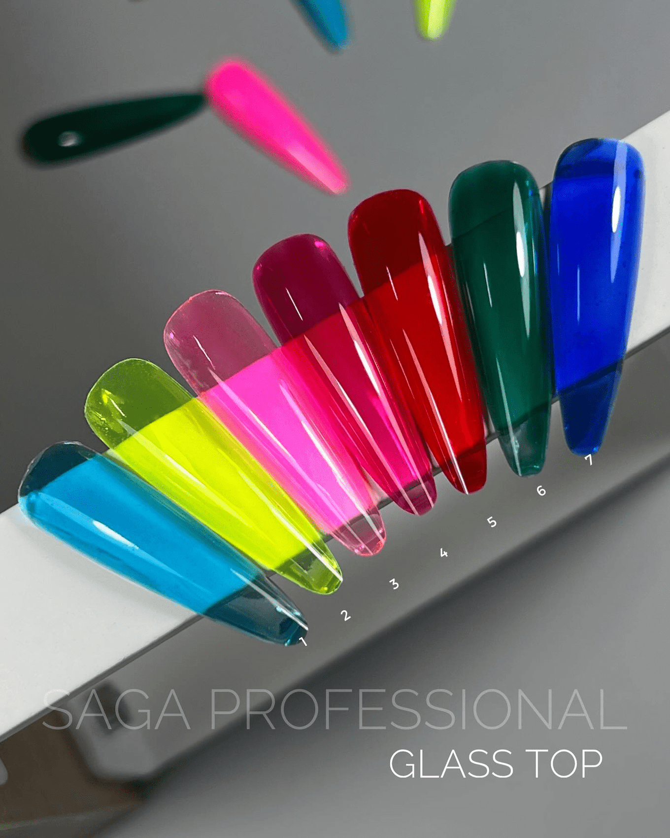 Топ Saga Professional Glass №1, 9 мл — 2