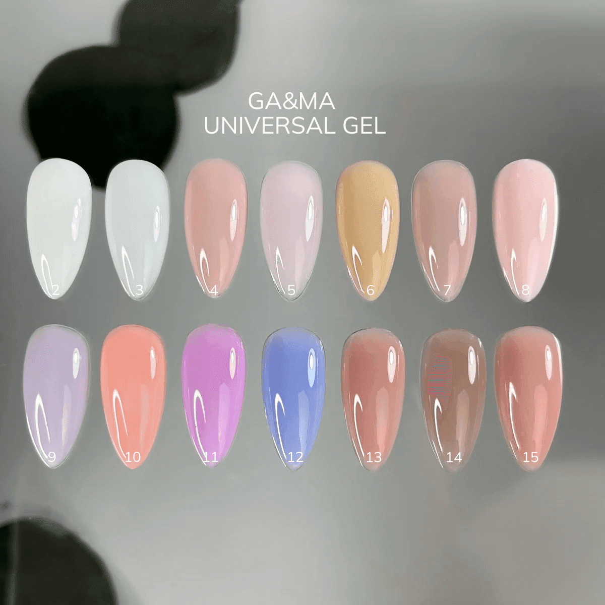 Жидкий гель Ga&Ma Universal gel №5, 15 мл — 3