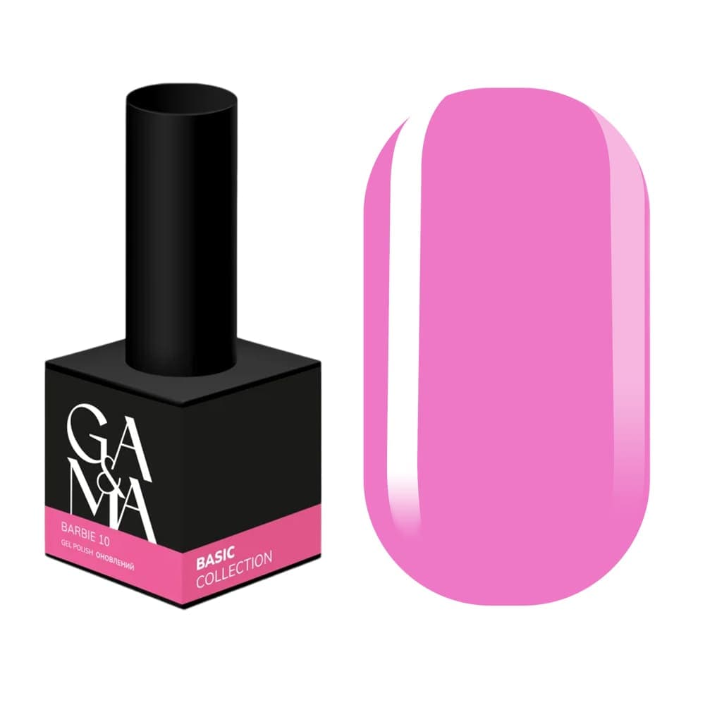 Гель-лак Ga&Ma №10 барбі, 10 мл